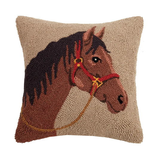 Horse hook pillow