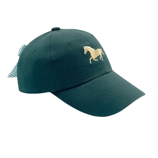 Horse bow baseball hat